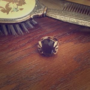 Green costume jewelry ring